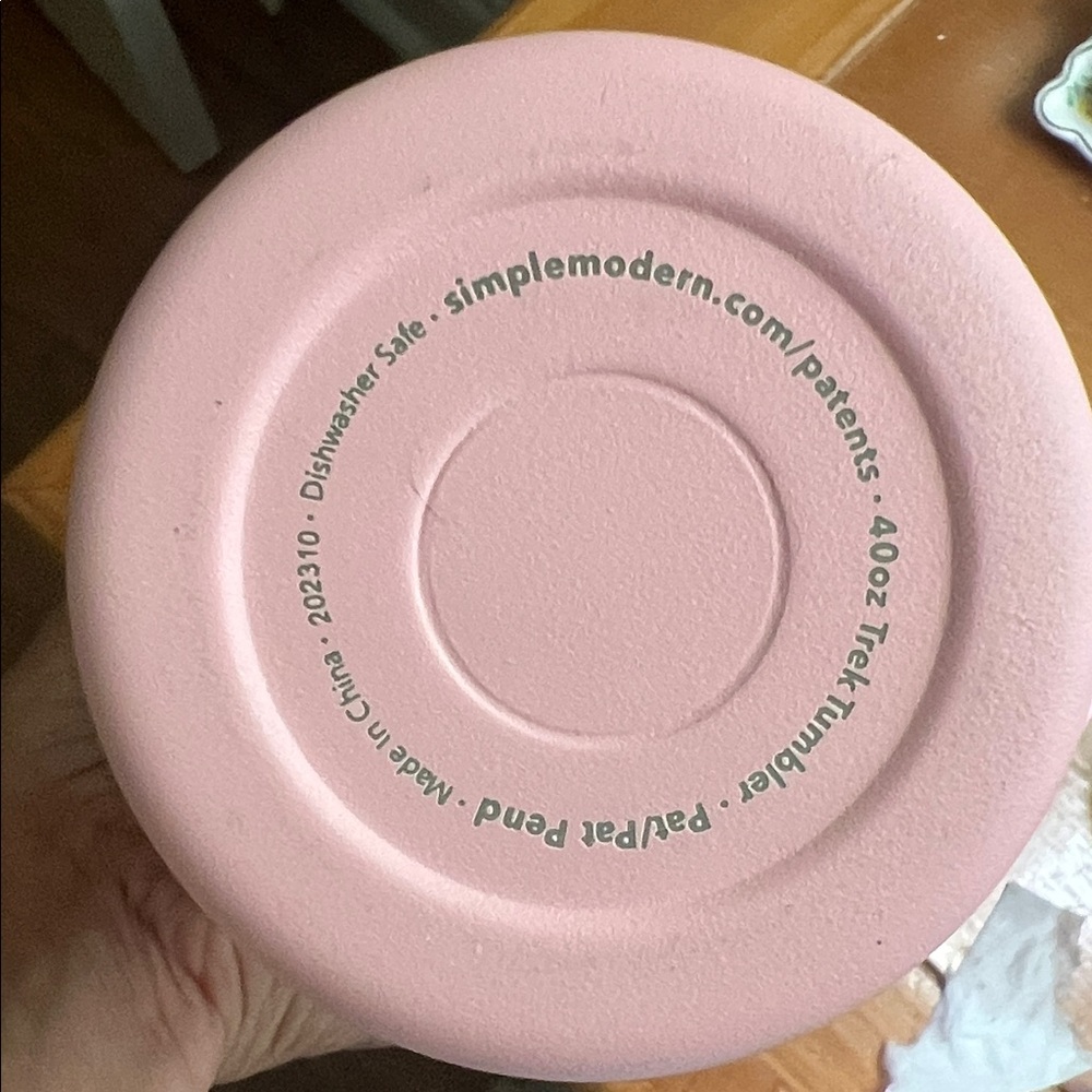 Simple Moder Pink Heart Patterned cup - Picture 5 of 8
